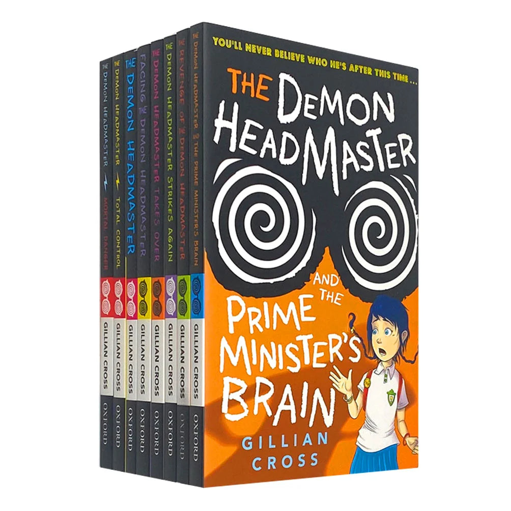 The Demon Headmaster Series – 8 Book Collection Set: Classic Children's Mystery & Adventure - By Gillian Cross