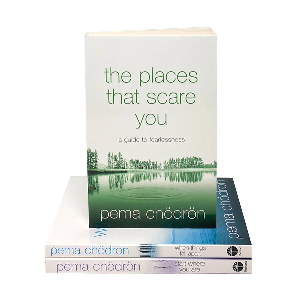 Pema Chödrön – 3 Book Collection Set: When Things Fall Apart, Start Where You Are & The Places That Scare You - By Pema Chödrön