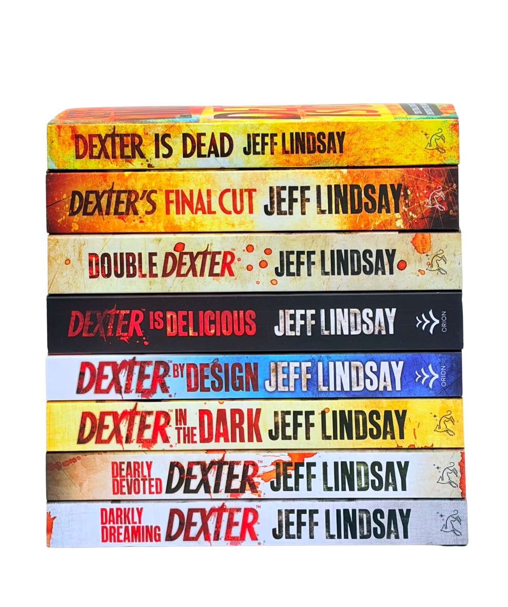 Dexter Series – Complete 8 Book Collection: Darkly Dreaming Dexter, Dearly Devoted Dexter, Dexter in the Dark & More - By Jeff Lindsay - Paperback