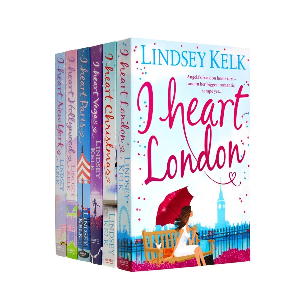 I Heart Series – Books 1–6 Collection: I Heart New York, I Heart Hollywood, I Heart Paris & More - By Lindsey Kelk - Paperback
