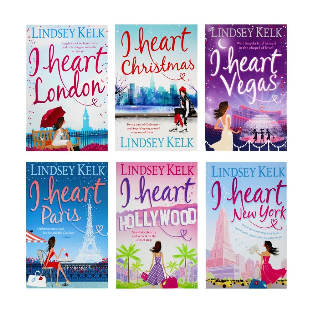 I Heart Series – Books 1–6 Collection: I Heart New York, I Heart Hollywood, I Heart Paris & More - By Lindsey Kelk - Paperback
