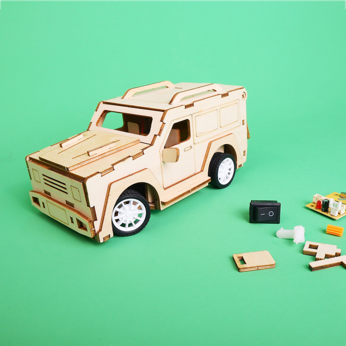 2.4 GHz RC SUV Car DIY Kit, Educational STEM Toy
