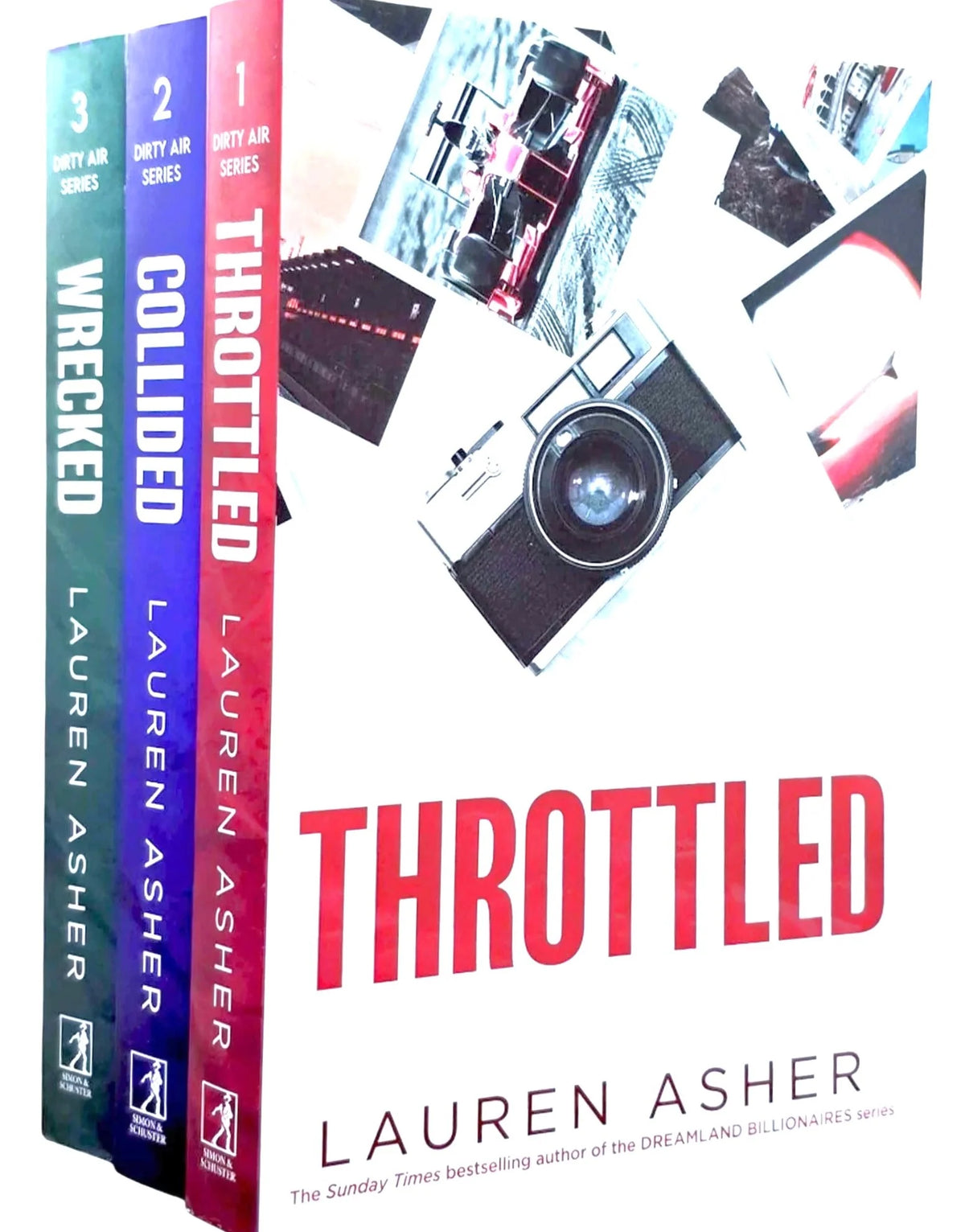The Dirty Air Series Collection – 3 Book Set: Throttled, Collided & Wrecked - By Lauren Asher - Paperback