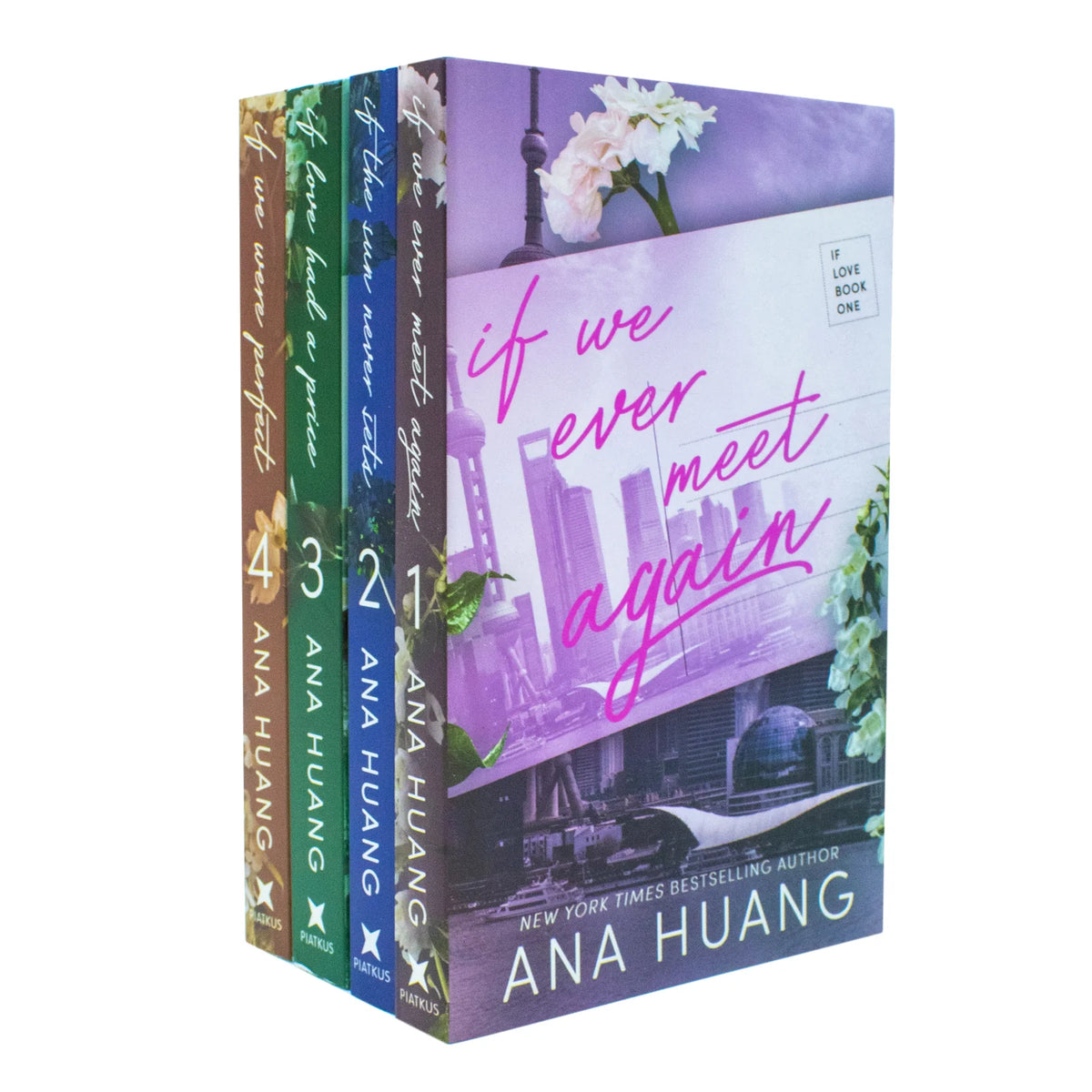 If Love Series – Complete 4 Book Collection: If We Ever Meet Again, If the Sun Never Sets & More - By Ana Huang - Paperback