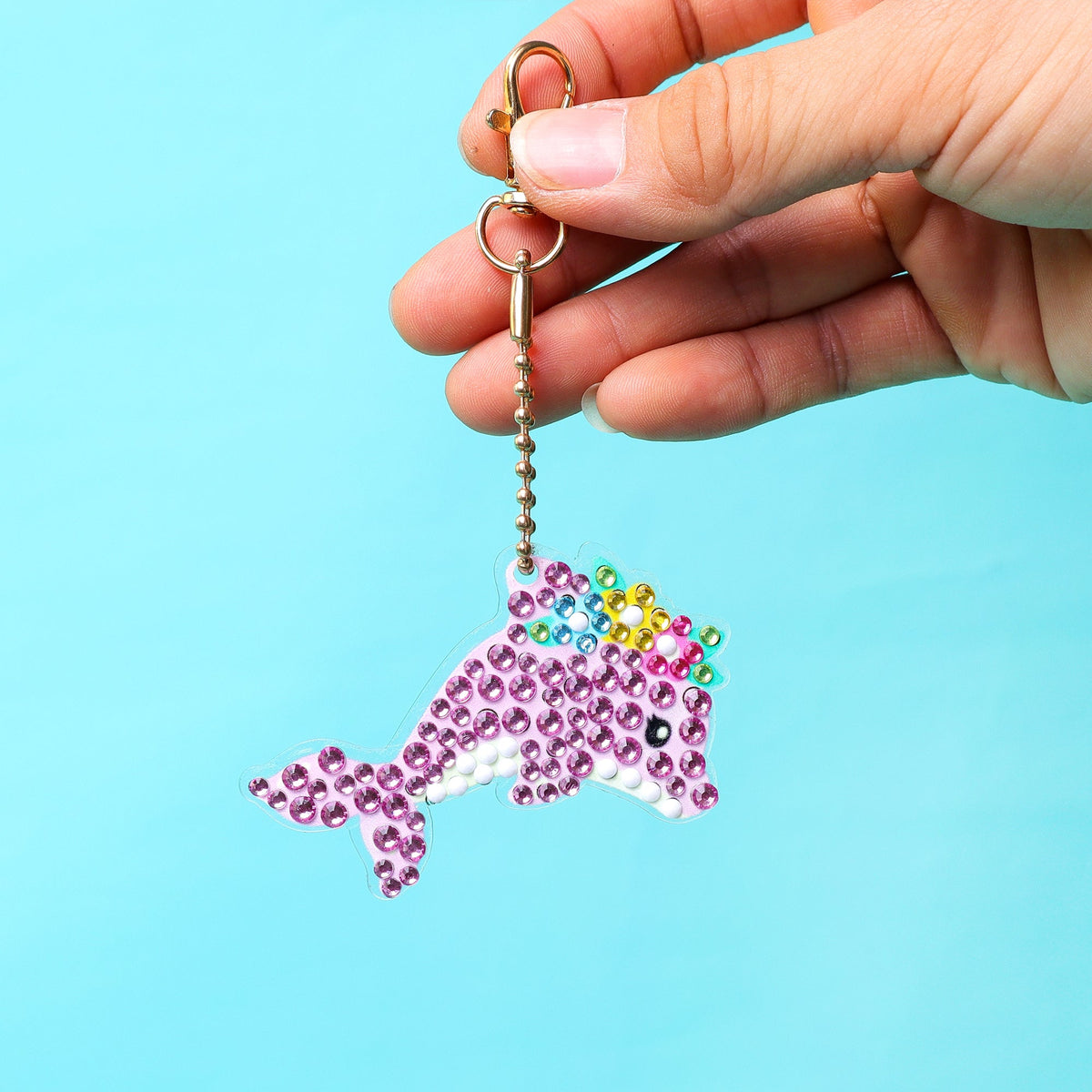 Adorable Keychains Diamond Art Kit – Mermaid (Set of 15)