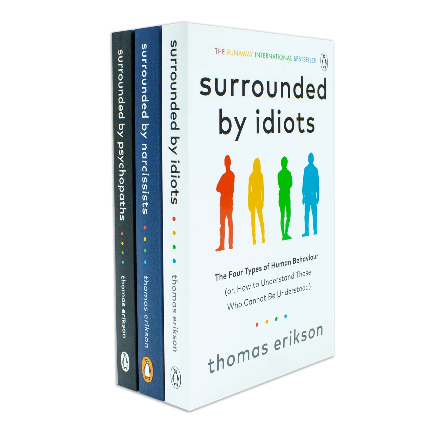 Thomas Erikson Collection – 3 Book Set: Surrounded by Idiots, Surrounded by Psychopaths & Surrounded by Narcissists - Paperback