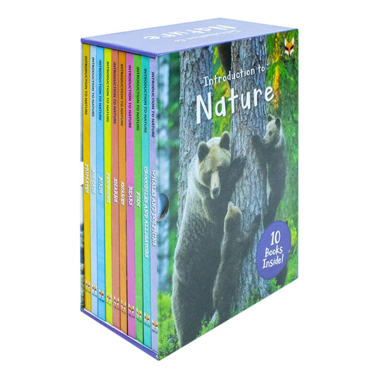 An Introduction to Nature for Beginners – 10 Hardback Book Collection Set: Bears, Big Cats, Birds, Crocodiles, Fish, Penguins, Primates, Sharks, Snakes, Whales & Dolphins