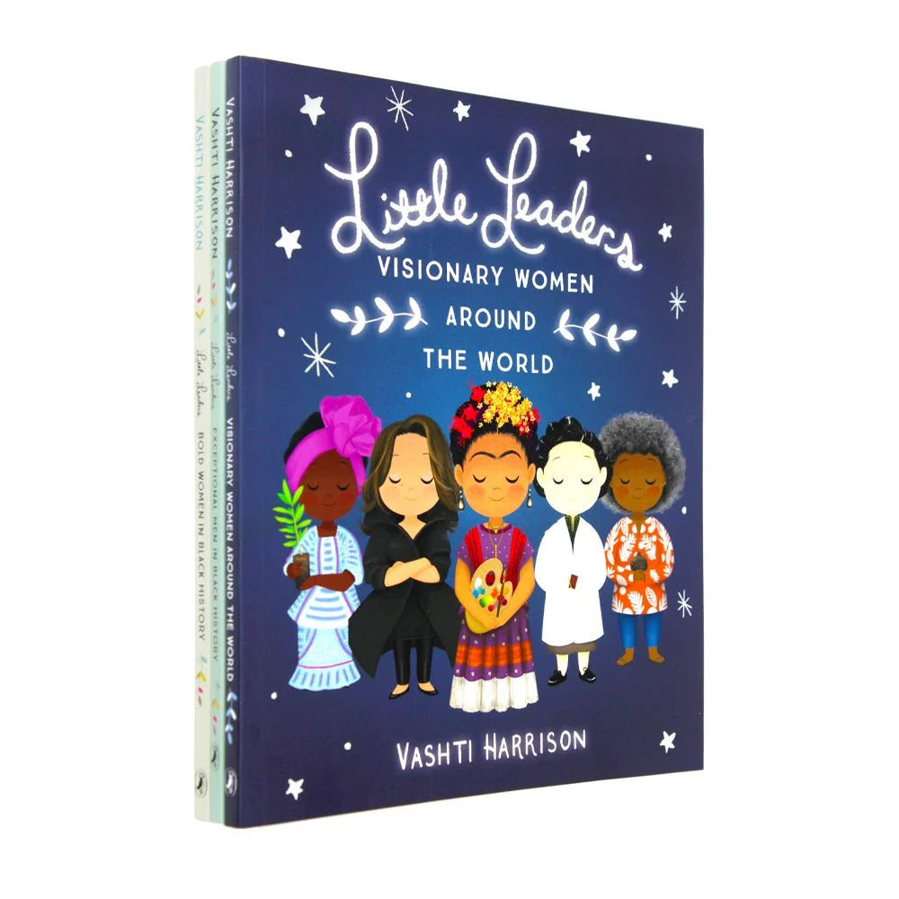 Vashti Harrison Little Leaders Collection – 3 Book Set: Bold Women in Black History, Exceptional Men in Black History & Visionary Women Around the World - By Vashti Harrison - Paperback