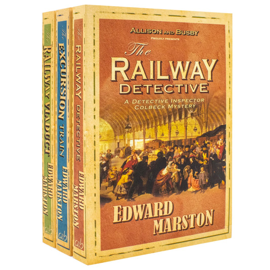 The Railway Detective Series – Books 1–3 Collection: The Railway Detective, The Excursion Train & The Railway Viaduct - By Edward Marston - Paperback