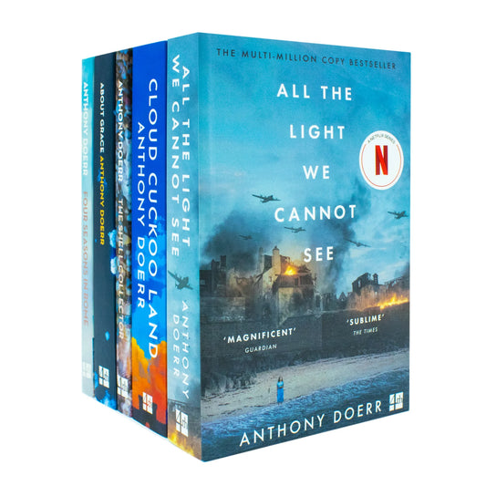 Anthony Doerr Collection – 5 Book Set: All the Light We Cannot See, Cloud Cuckoo Land & More - By Anthony Doerr - Paperback