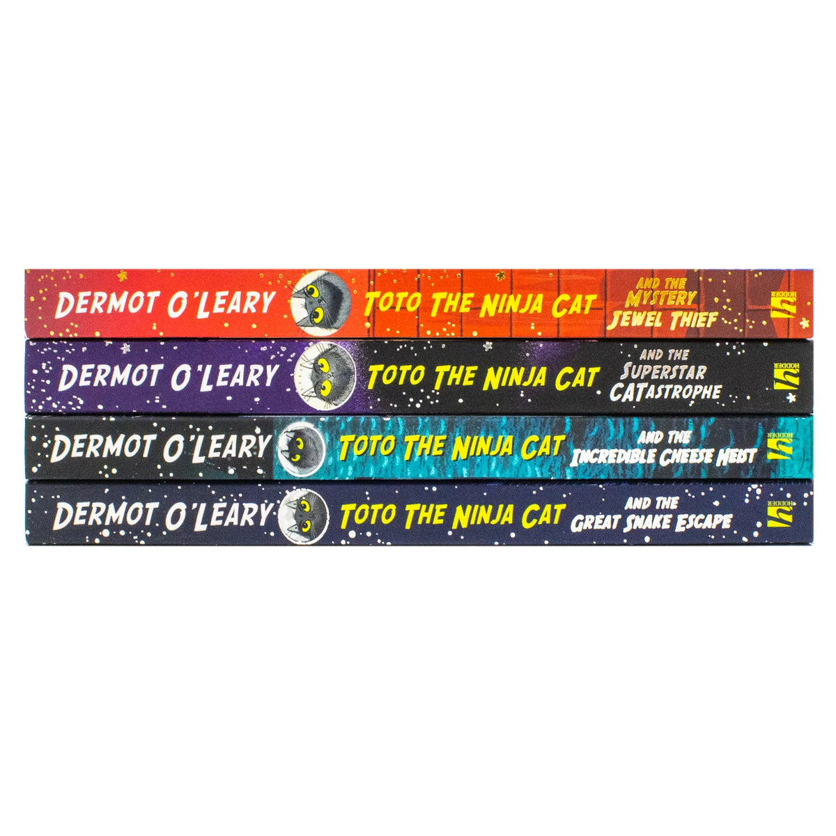 Toto the Ninja Cat Series – 4 Book Set: Complete Collection - By Dermot O’Leary - Paperback