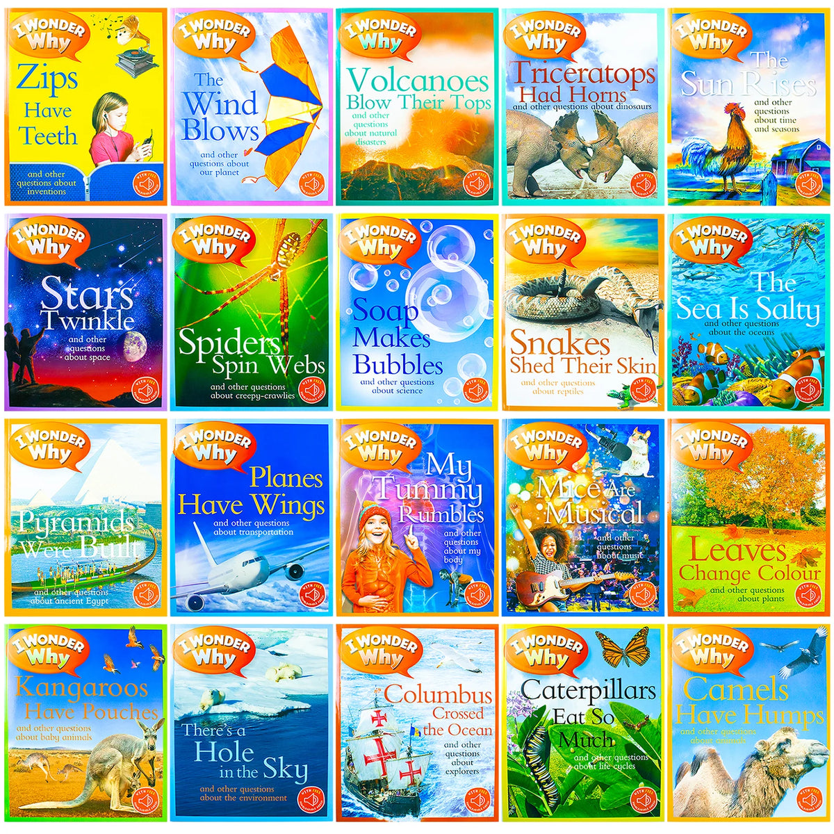 I Wonder Why Ultimate Collection – 20 Book Box Set: Dinosaurs, Space, Science, Animals & More - By Macmillan - Paperback
