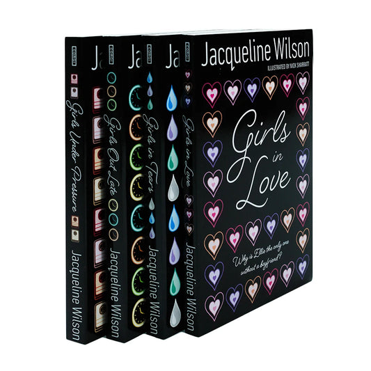 Girls Series – 4 Book Collection: Girls in Love, Girls Under Pressure, Girls Out Late & Girls in Tears - By Jacqueline Wilson - Paperback