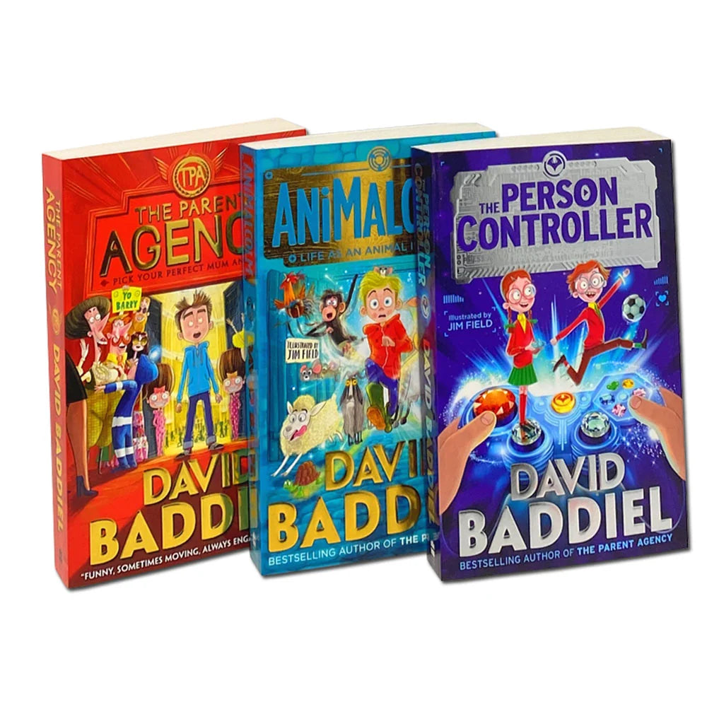 David Baddiel – 3 Book Collection Set: The Parent Agency & More - Children's Funny Fiction, Adventure & Imagination