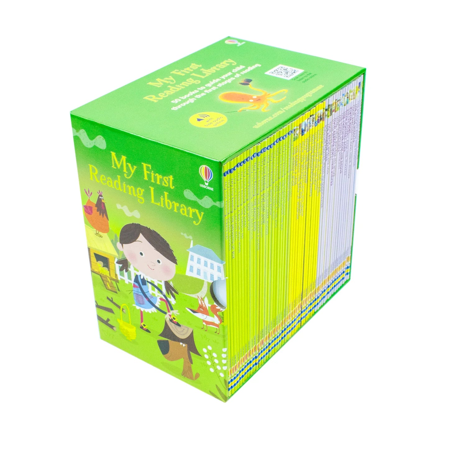 Usborne My First Reading Library – 50 Book Set: Read at Home Green Collection - By Various Authors - Paperback