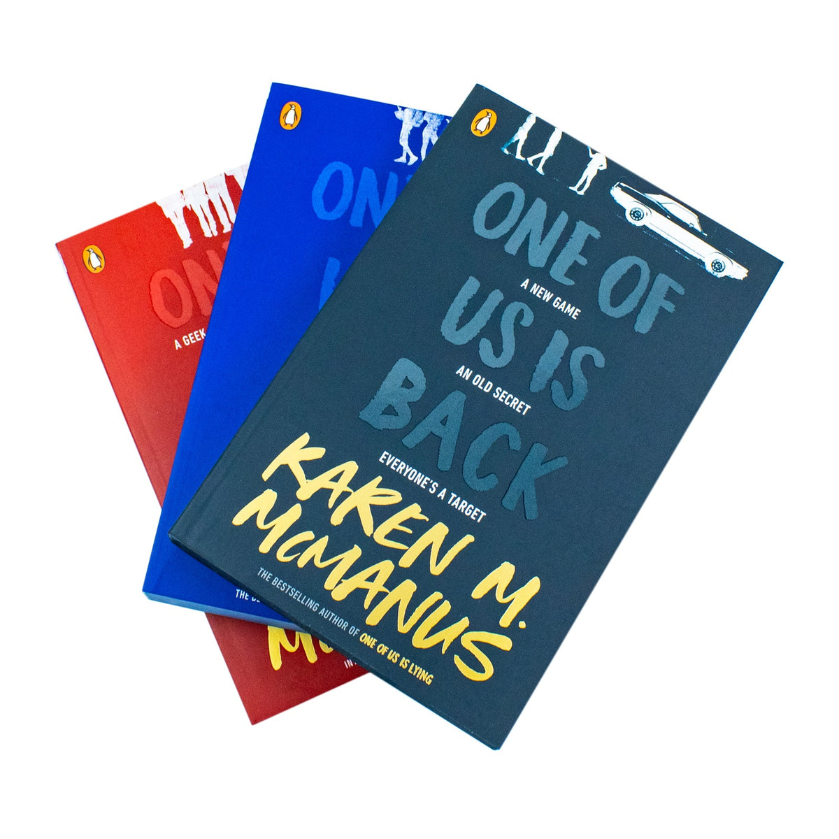 One of Us Is Lying Series – Complete 3 Book Set: One of Us Is Lying, One of Us Is Next & One of Us Is Back - By Karen M. McManus - Format to be Confirmed