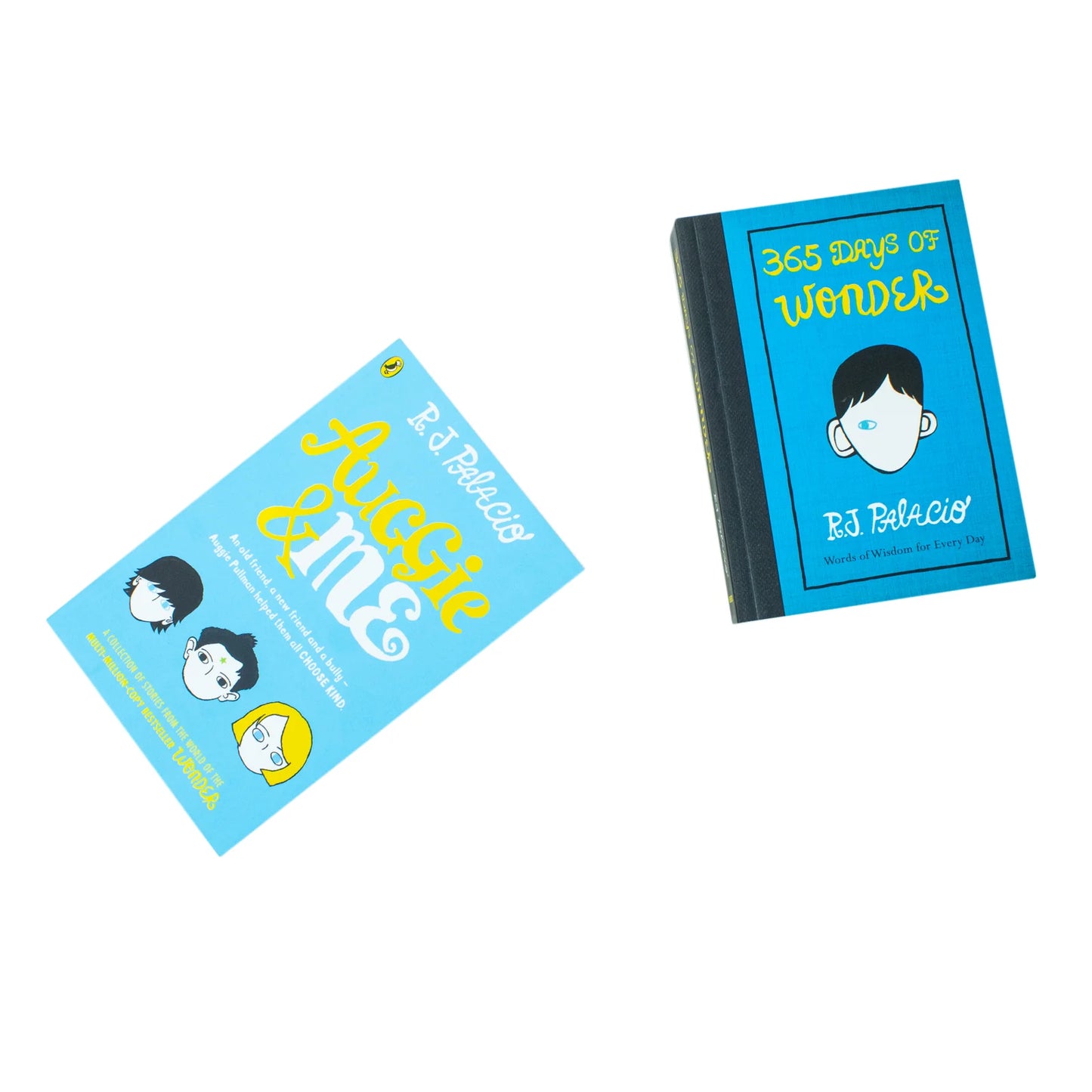 R.J. Palacio – 2 Book Collection Set: 365 Days of Wonder & Auggie & Me - Paperback