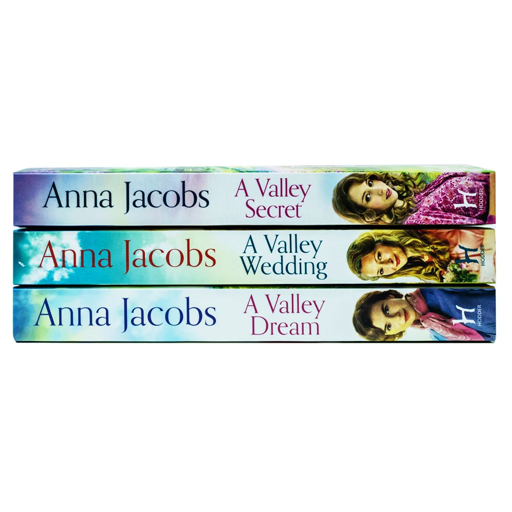 Backshaw Moss Series – Complete 3 Book Collection: A Valley Dream, A Valley Secret & A Valley Wedding - By Anna Jacobs - Paperback