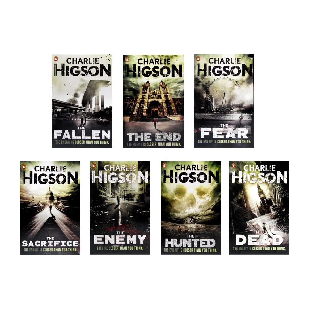 The Enemy Series – 7 Book Collection: Post-Apocalyptic Horror, Adventure & Survival - By Charlie Higson - Papaerback