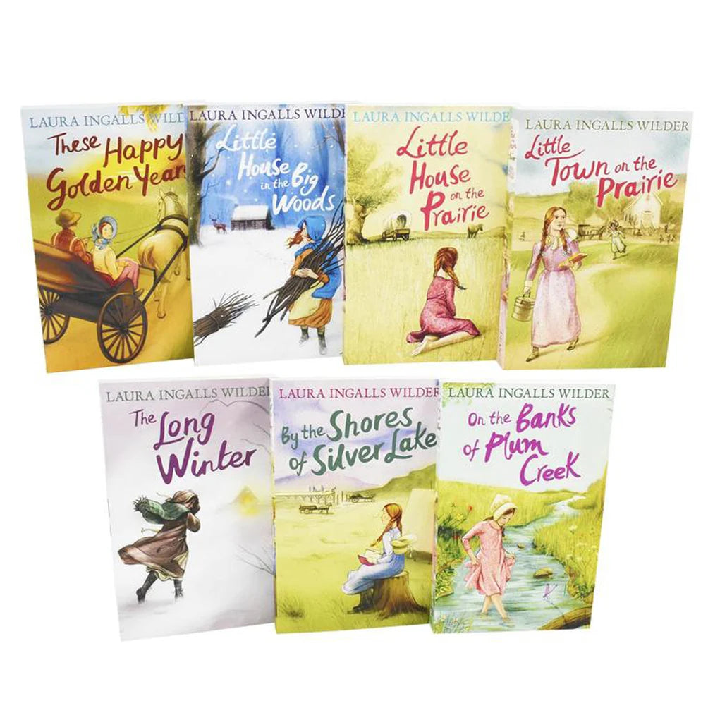 Little House on the Prairie Collection – 7 Book Set: Little House in the Big Woods, The Long Winter & More - By Laura Ingalls Wilder - Paperback