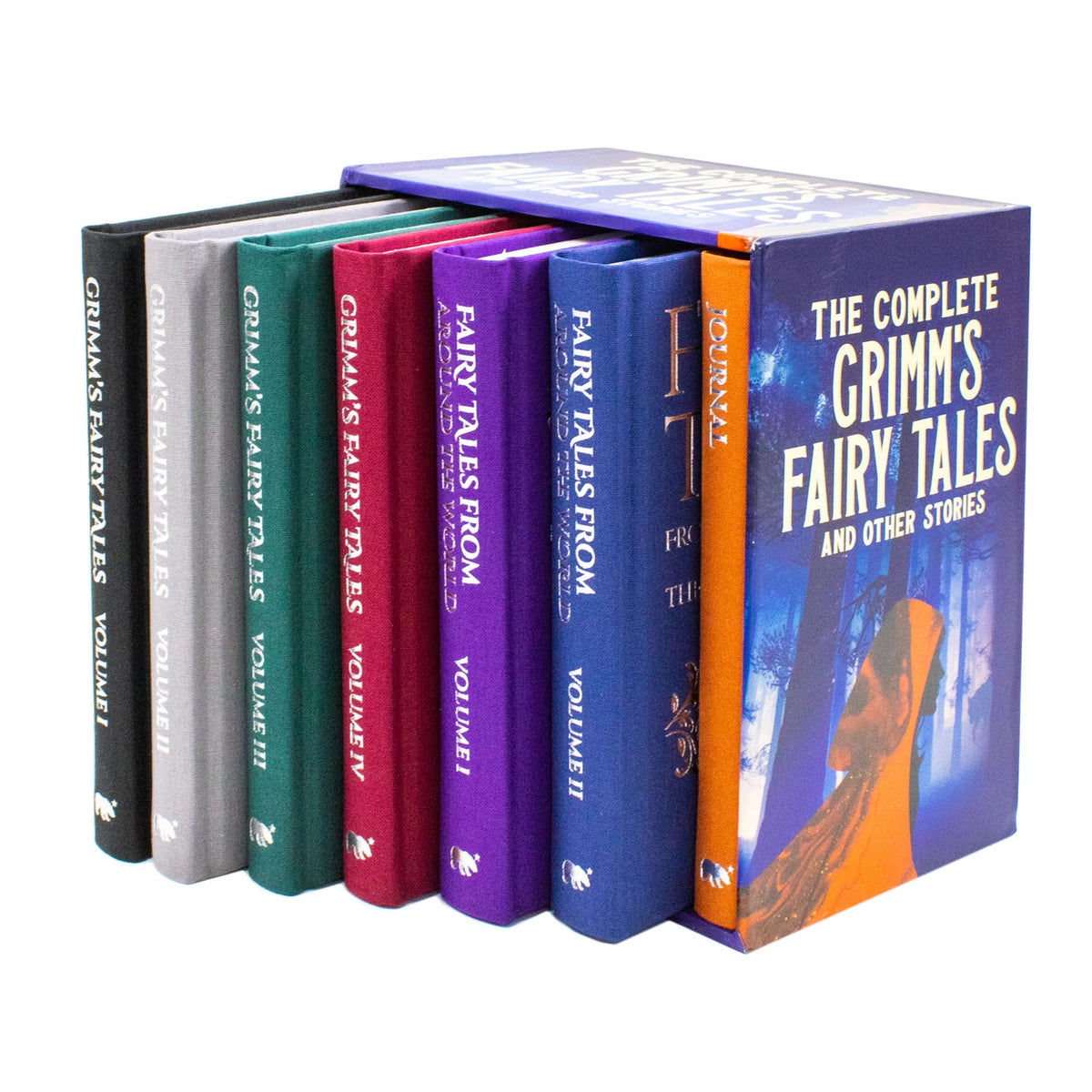 The Complete Grimm's Fairy Tales & Other Stories – 7-Piece Collection: 6 Books + Journal - By The Brothers Grimm - Hardcover