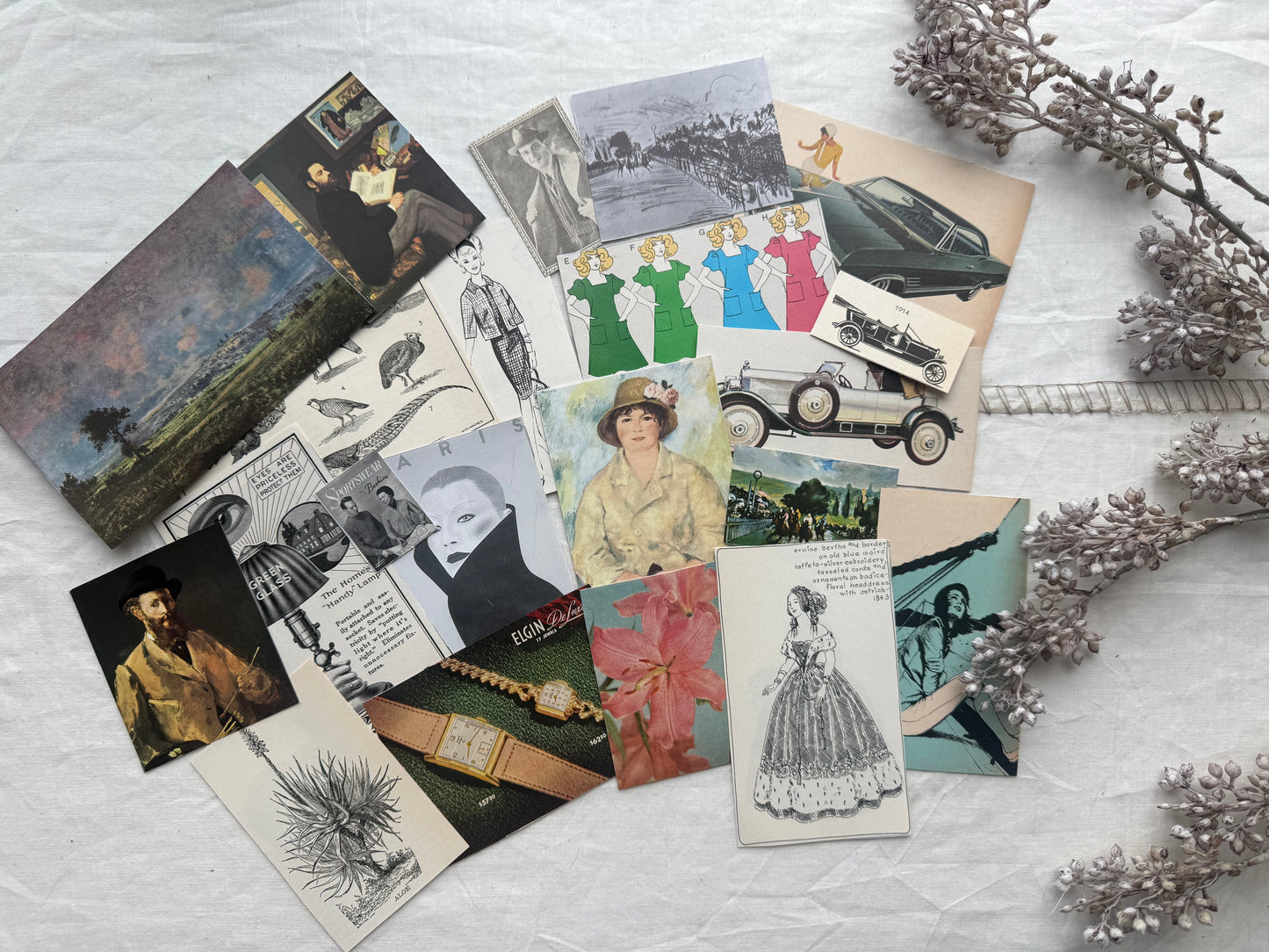 Authentic Vintage Stickers- Handmade