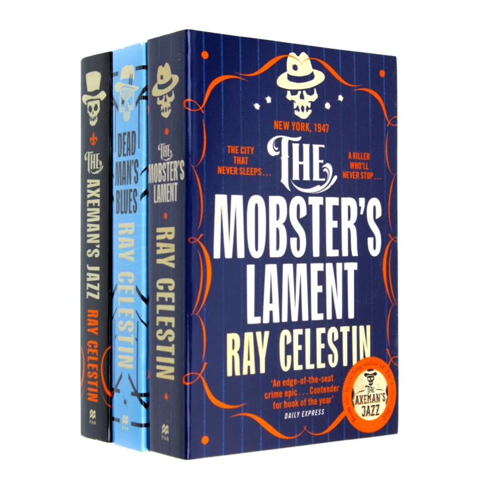 City Blues Quartet – 3 Book Set: The Axeman's Jazz, Dead Man's Blues & The Mobster's Lament - By Ray Celestin - Paperback
