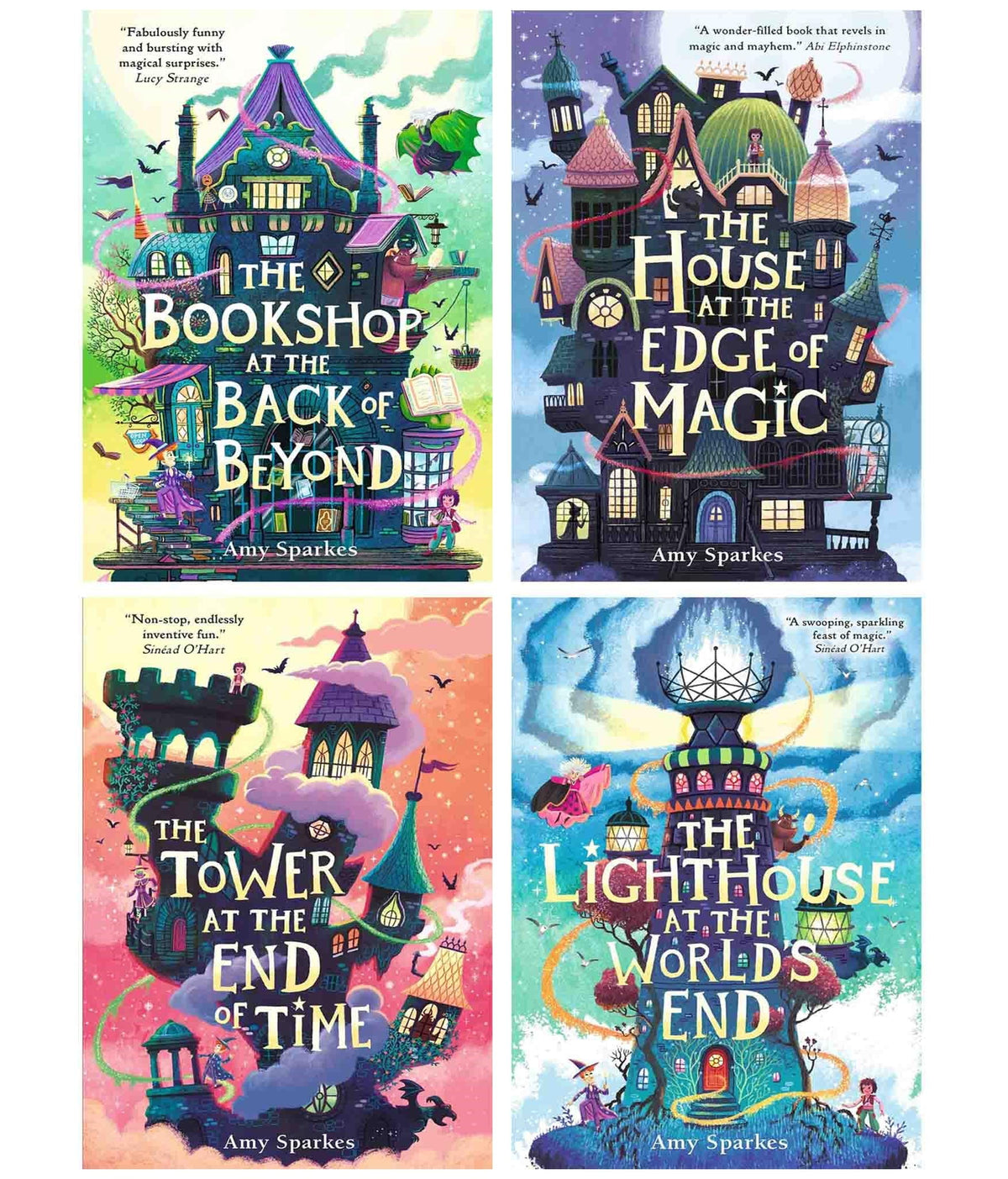 The House at the Edge of Magic Series – 4 Book Set: The House at the Edge of Magic Collection - By Amy Sparkes - Paperback