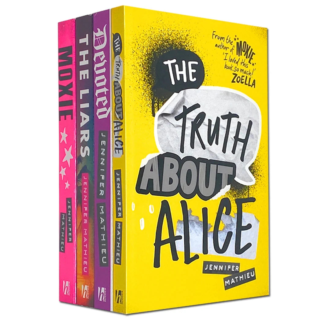 Jennifer Mathieu Collection – 4 Book Set: Moxie, The Truth About Alice, Devoted & The Liars of Mariposa Island - By Jennifer Mathieu - Paperback