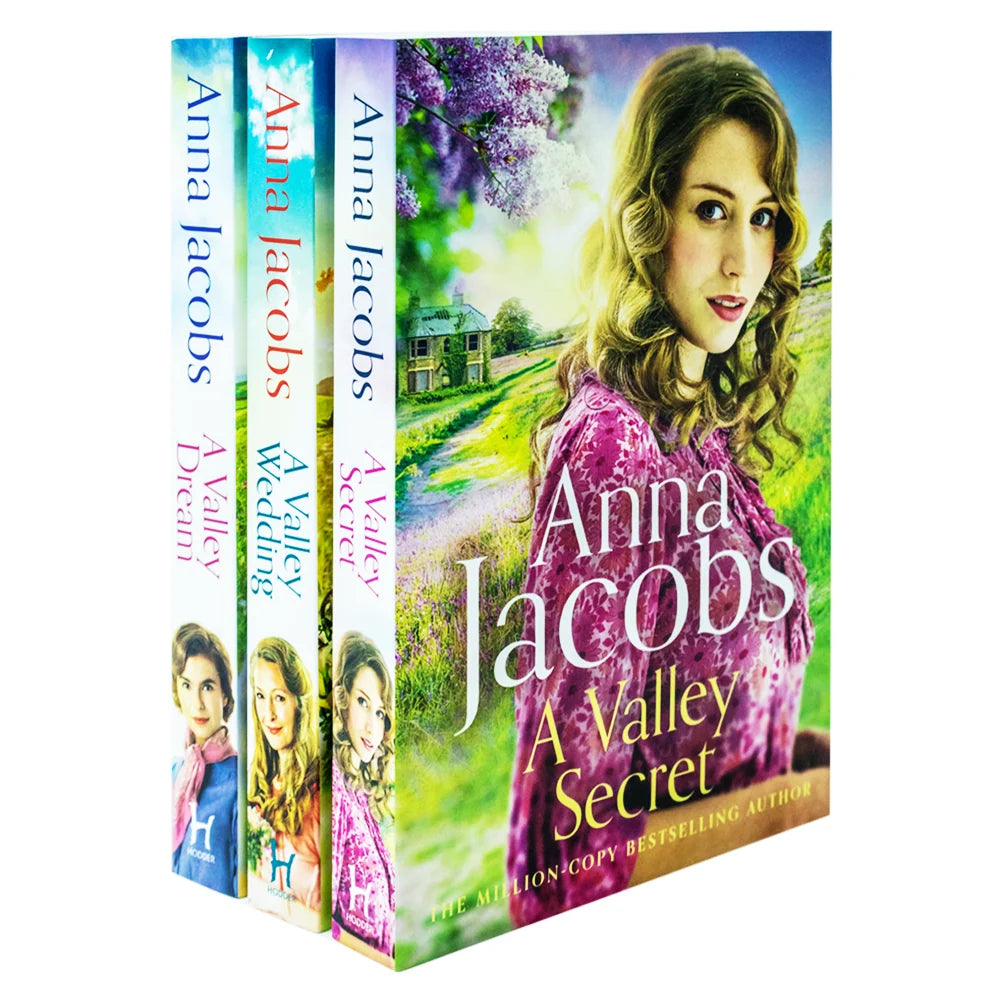 Backshaw Moss Series – Complete 3 Book Collection: A Valley Dream, A Valley Secret & A Valley Wedding - By Anna Jacobs - Paperback