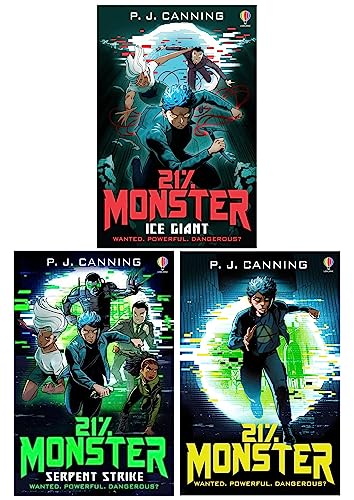 21% Monster Series – 3 Book Collection Set: 21% Monster, Ice Giant & Serpent Strike - By P. J. Canning