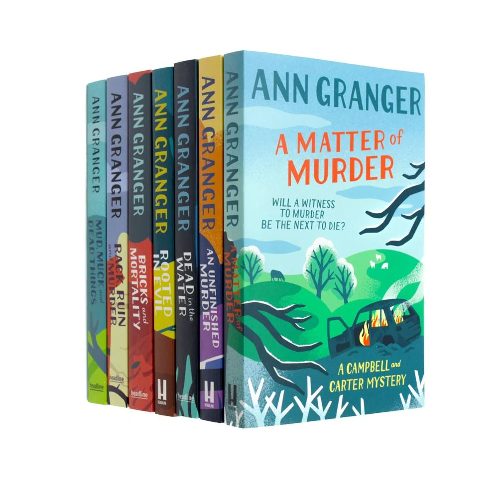 Campbell and Carter Mystery Series – 7 Book Collection Set: Books 1–7 - By Ann Granger - Paperback