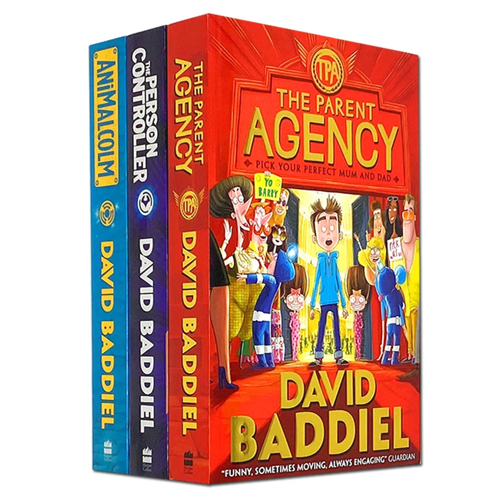 David Baddiel – 3 Book Collection Set: The Parent Agency & More - Children's Funny Fiction, Adventure & Imagination