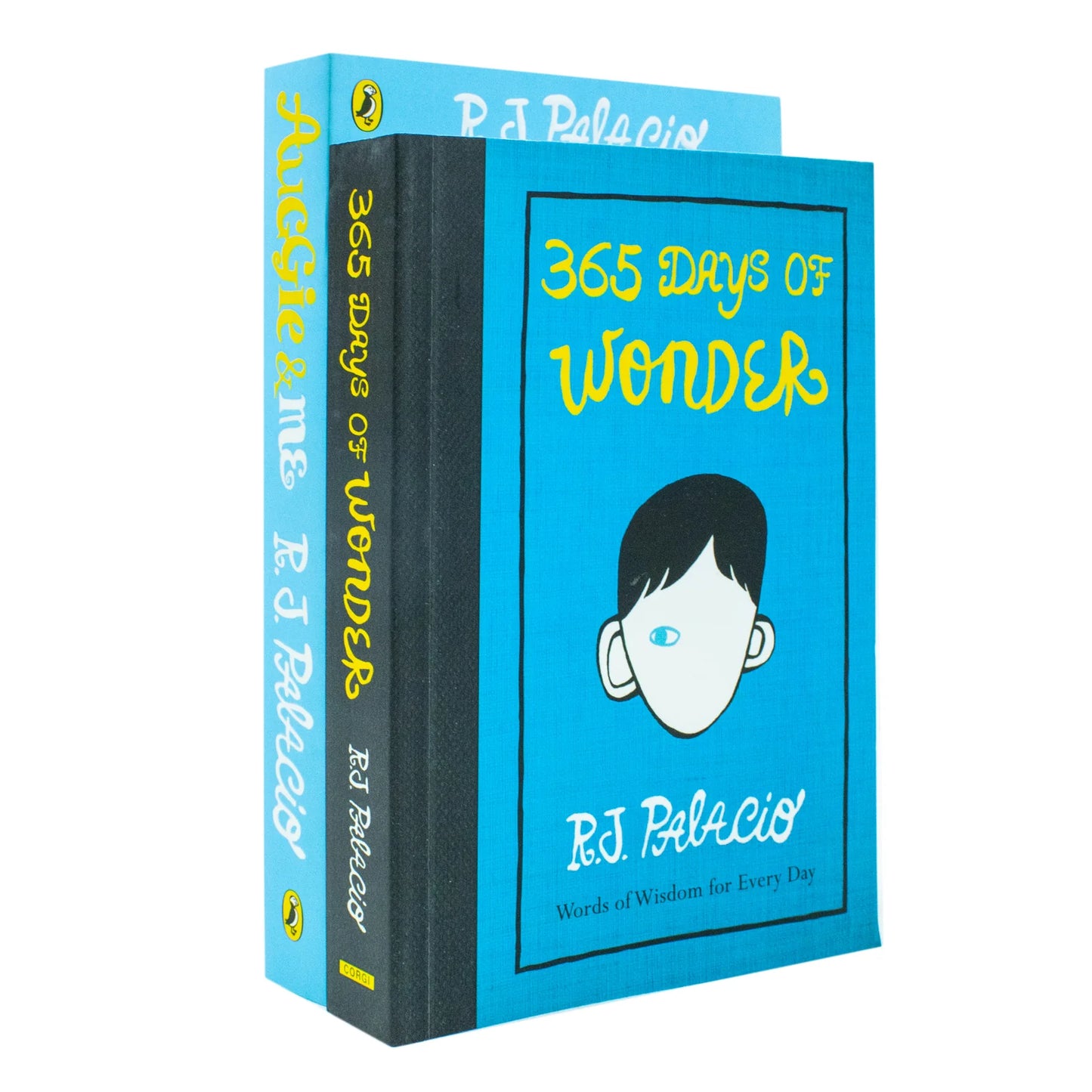 R.J. Palacio – 2 Book Collection Set: 365 Days of Wonder & Auggie & Me - Paperback