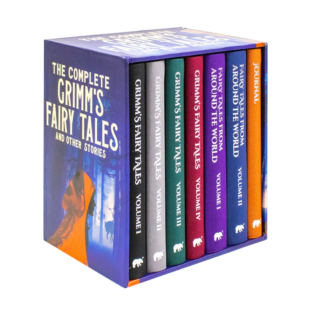 The Complete Grimm's Fairy Tales & Other Stories – 7-Piece Collection: 6 Books + Journal - By The Brothers Grimm - Hardcover