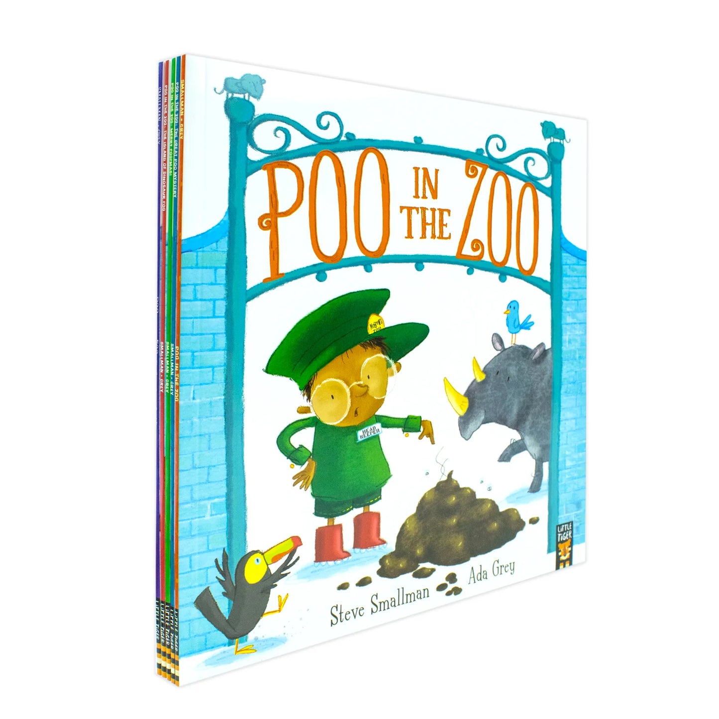 Poo in the Zoo Series – 5 Book Collection Set - By Steve Smallman & Ada Grey
