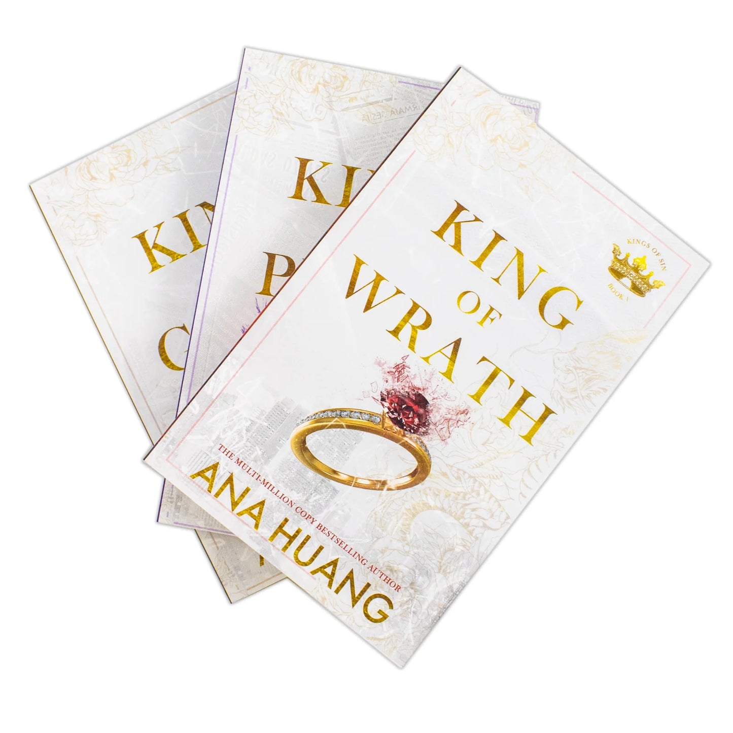 King of Sin – 3 Book Collection Set: King of Wrath, King of Pride & King of Greed - By Ana Huang - Romance