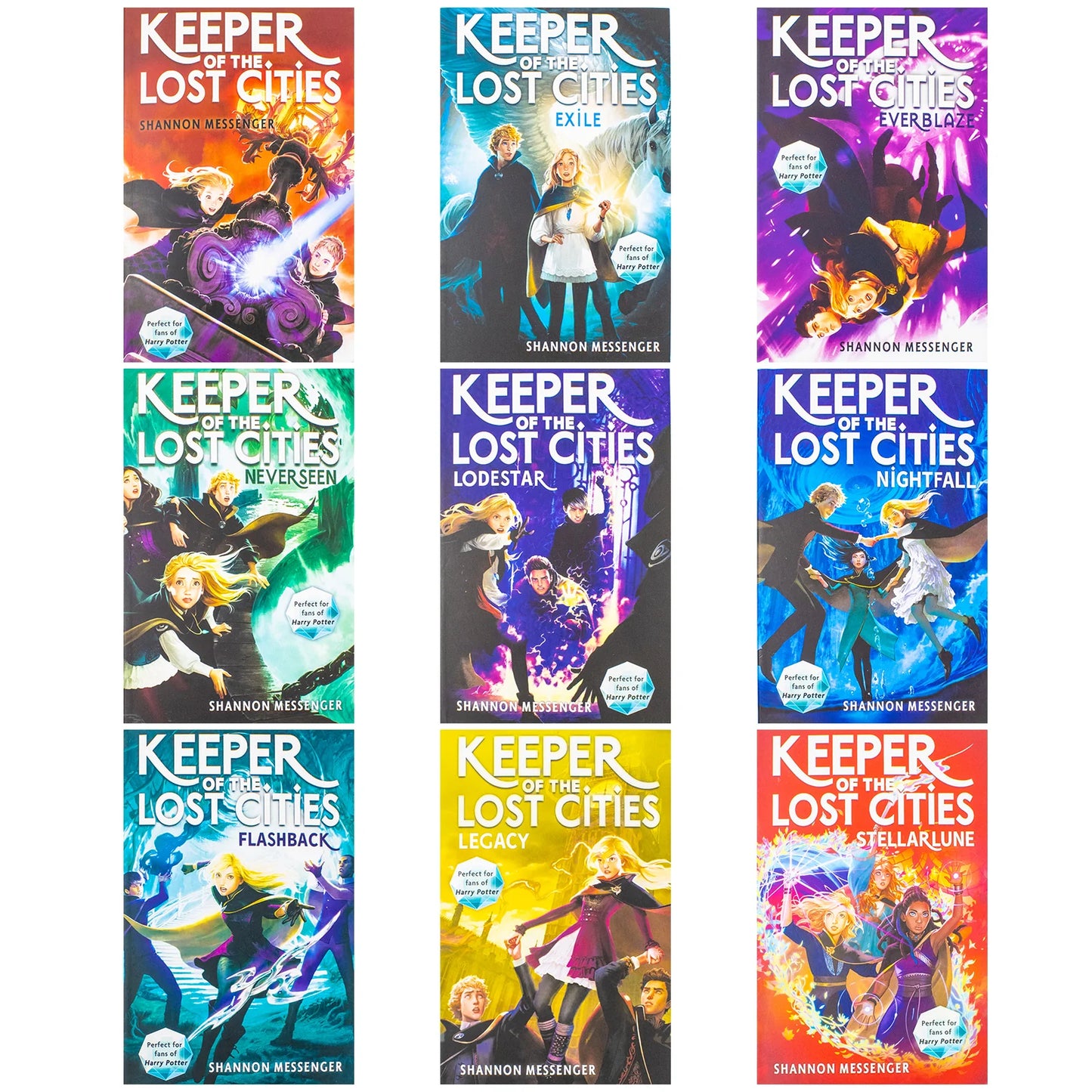 Keeper of the Lost Cities – 9 Book Collection Set: Fantasy Adventure, Magic & Young Reader Fiction - By Shannon Messenger