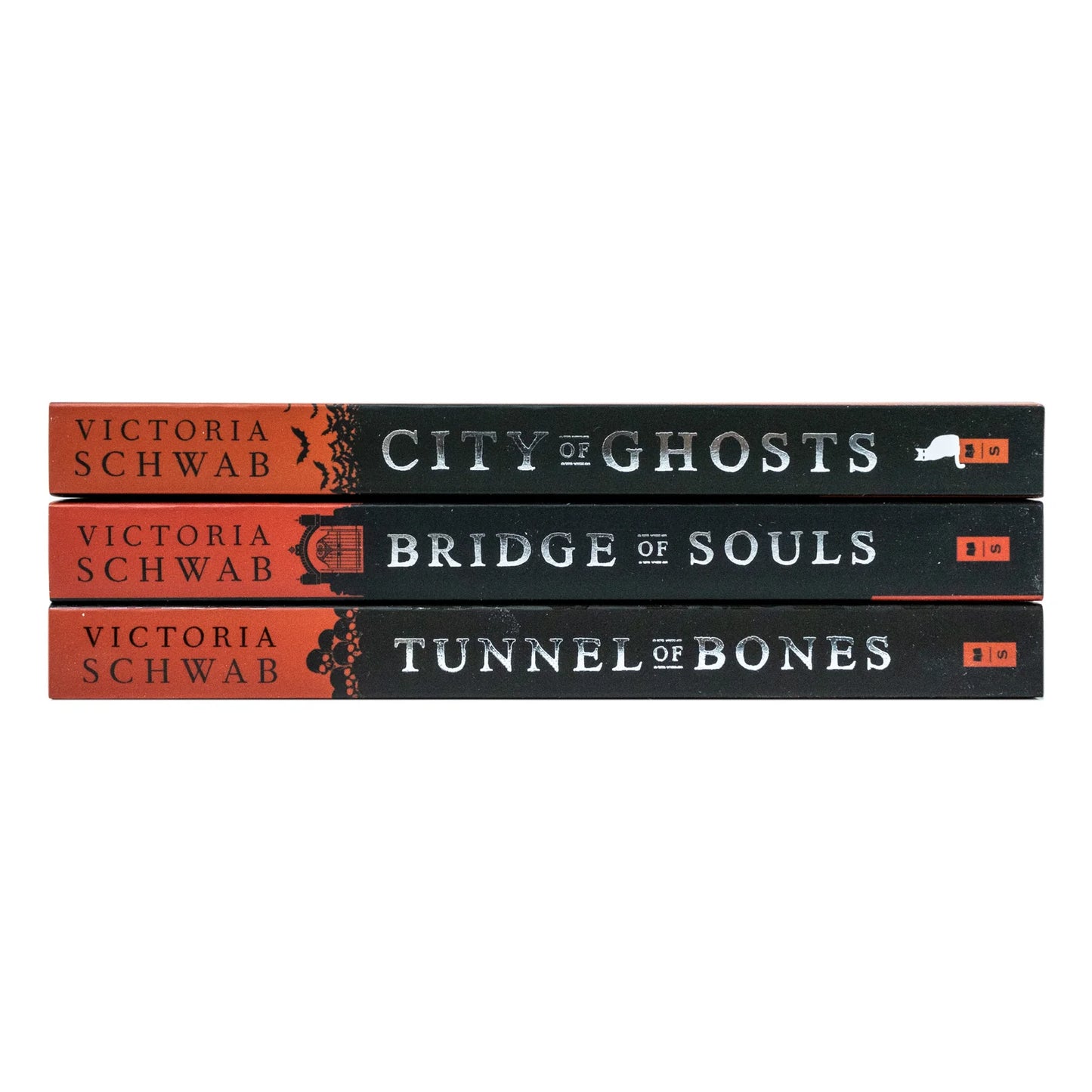 City of Ghosts Series – 3 Book Set: City of Ghosts, Tunnel of Bones & Bridge of Souls - By Victoria Schwab - Paperback