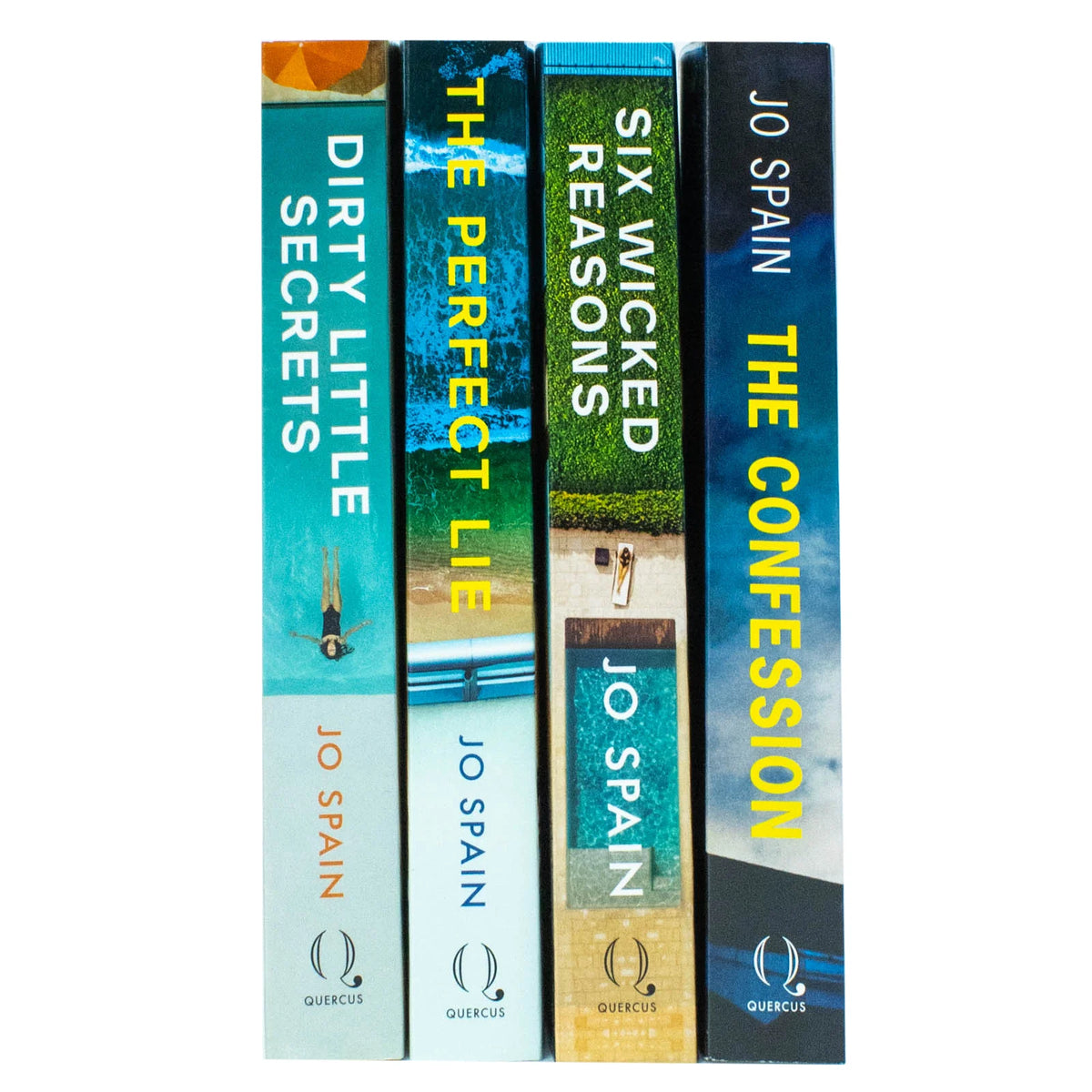Jo Spain 4 Book Collection – The Confession, Six Wicked Reasons, The Perfect Lie & Dirty Little Secrets - By Jo Spain - Paperback