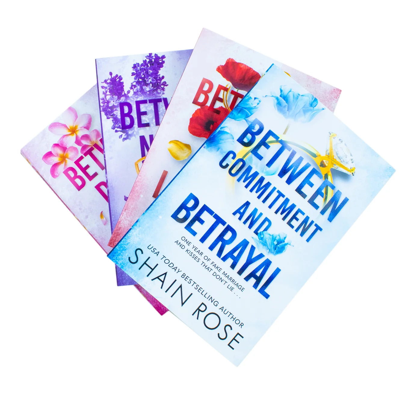 Hardy Billionaires Series – Books 1–4 Collection: Between Commitment and Betrayal, Between Love and Loathing & More - By Shain Rose - Paperback