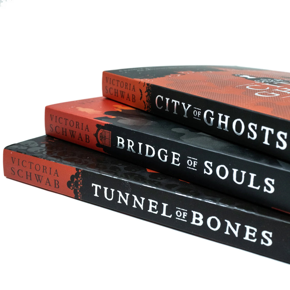 City of Ghosts Series – 3 Book Set: City of Ghosts, Tunnel of Bones & Bridge of Souls - By Victoria Schwab - Paperback