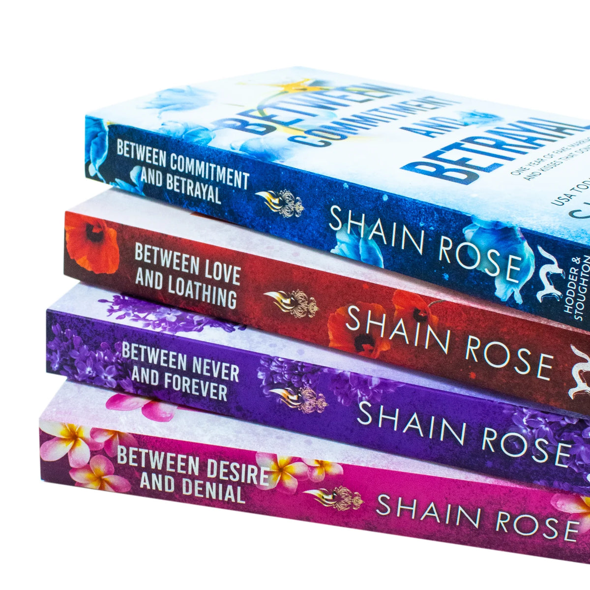 Hardy Billionaires Series – Books 1–4 Collection: Between Commitment and Betrayal, Between Love and Loathing & More - By Shain Rose - Paperback