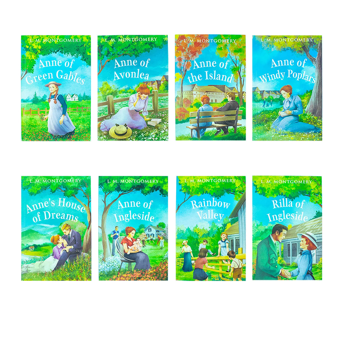 Anne of Green Gables Collection – 8 Book Set: Complete Series - By L. M. Montgomery - Paperback