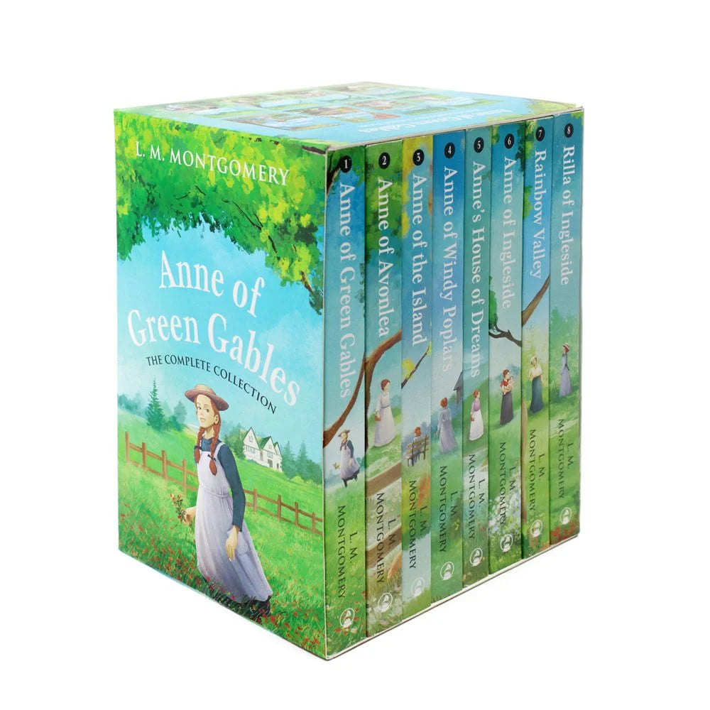 Anne of Green Gables Collection – 8 Book Set: Complete Series - By L. M. Montgomery - Paperback