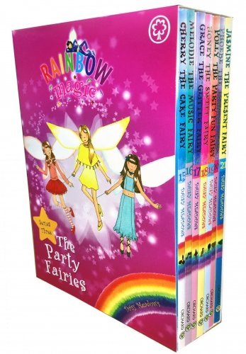 Rainbow Magic Party Fairies Collection 7 Books Set - Daisy Meadows - Paperback - New