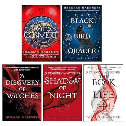 Deborah Harkness All Souls Series (1-5) Books Collection Set (A Discovery of Witches, Shadow of Night, The Book of Life, Time's Convert & The Black Bird Oracle)