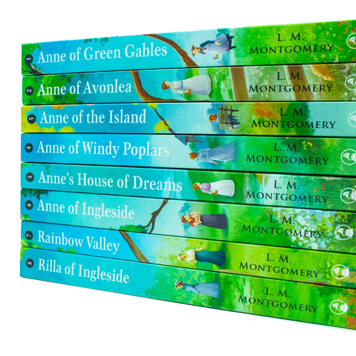 Anne of Green Gables Collection – 8 Book Set: Complete Series - By L. M. Montgomery - Paperback