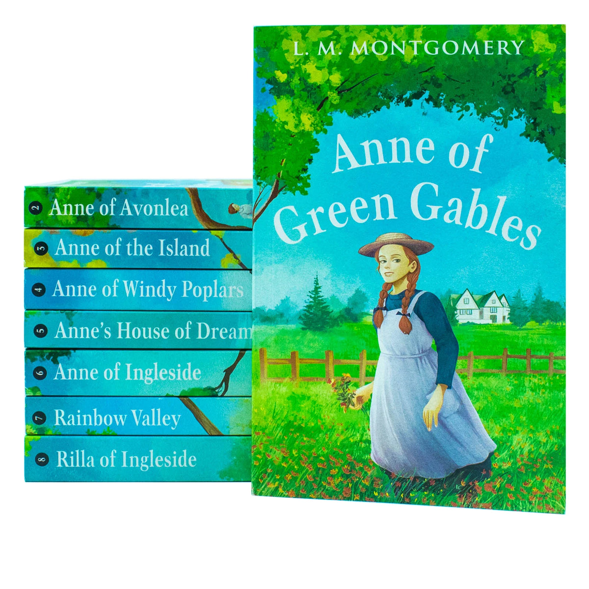 Anne of Green Gables Collection – 8 Book Set: Complete Series - By L. M. Montgomery - Paperback