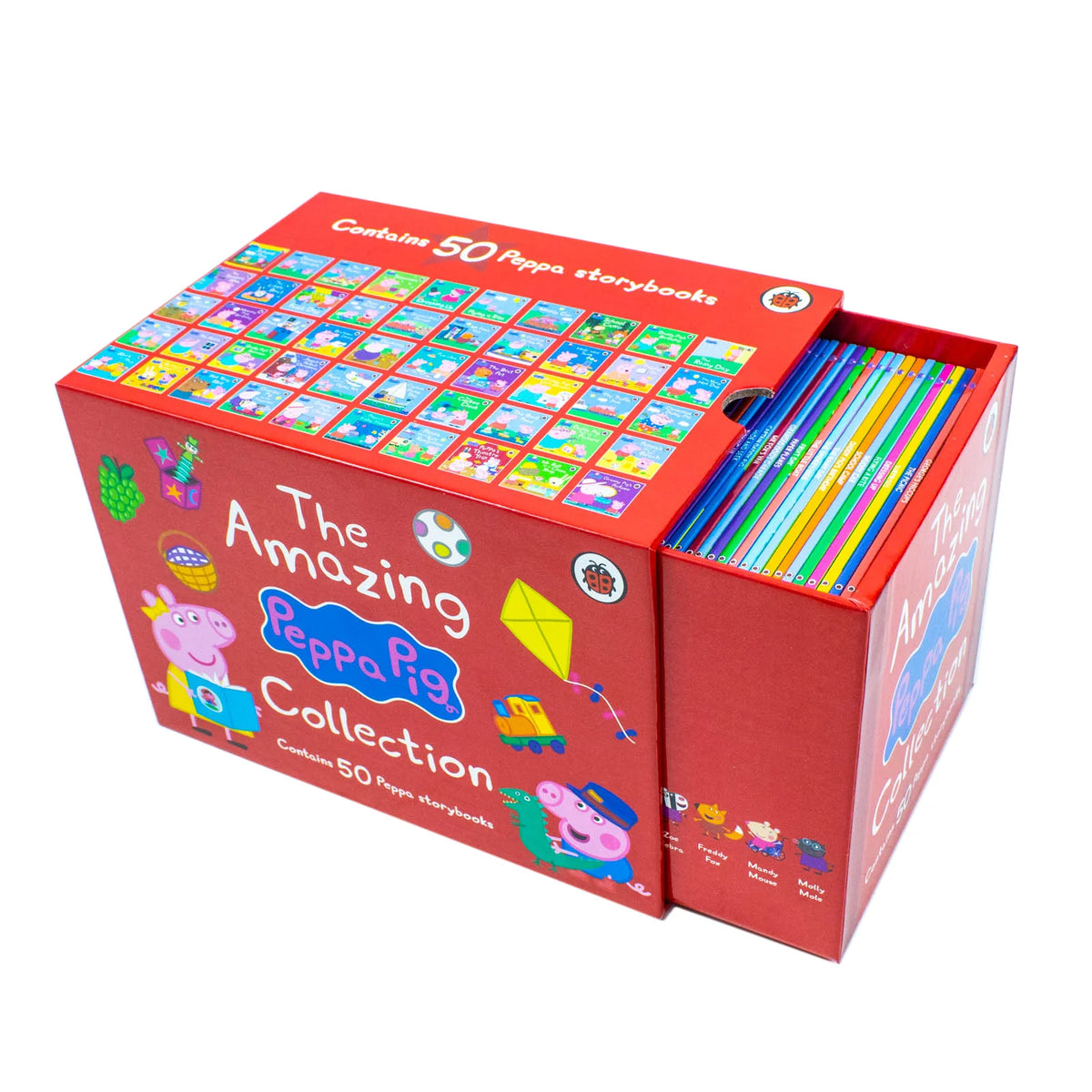 The Amazing Peppa Pig Collection – 50 Book Box Set: Red Box - By Peppa Pig - Paperback